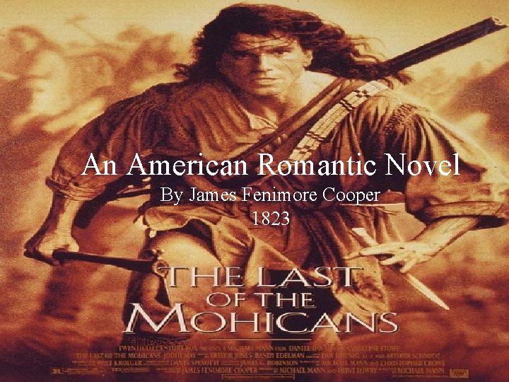 An American Romantic Novel By James Fenimore Cooper 1823 