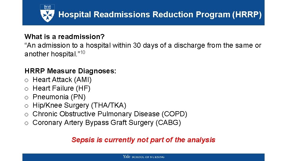 Hospital Readmissions Reduction Program (HRRP) What is a readmission? “An admission to a hospital Hospital Readmissions Reduction Program (HRRP) What is a readmission? “An admission to a hospital