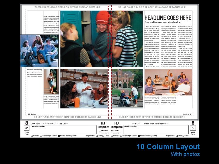 100 101 10 Column Layout With photos 