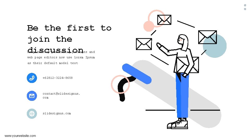 Be the first to join the discussion Many desktop publishing packages and web page