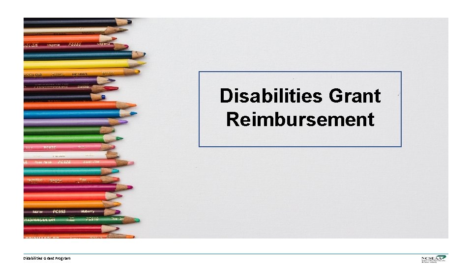 Disabilities Grant Reimbursement Disabilities Grant Program 