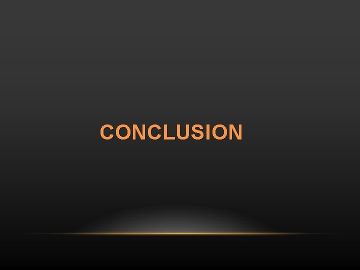 CONCLUSION 