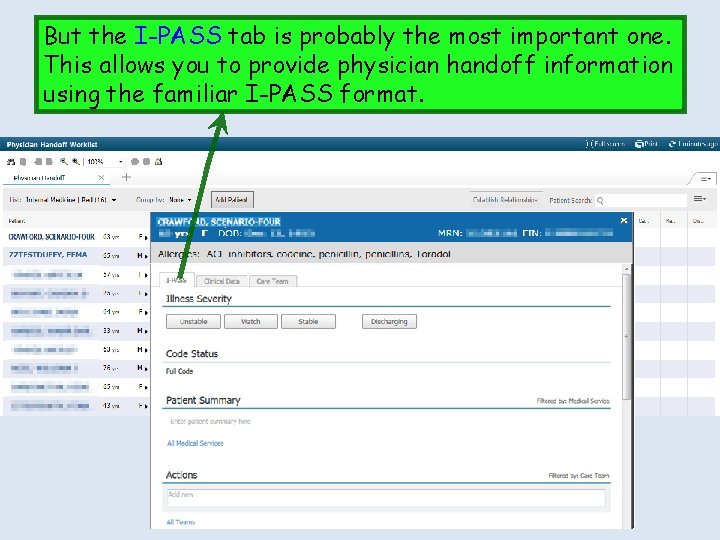 But the I-PASS tab is probably the most important one. This allows you to But the I-PASS tab is probably the most important one. This allows you to