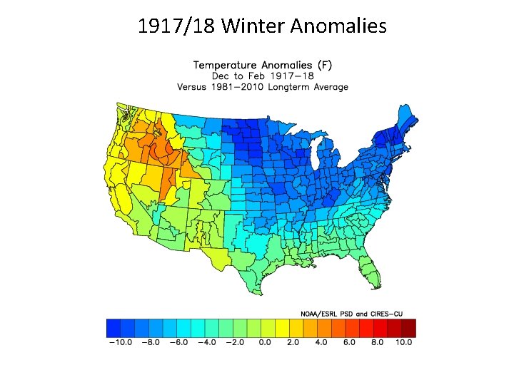 1917/18 Winter Anomalies 