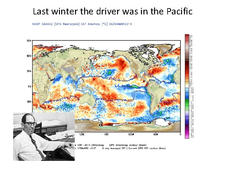 Last winter the driver was in the Pacific 