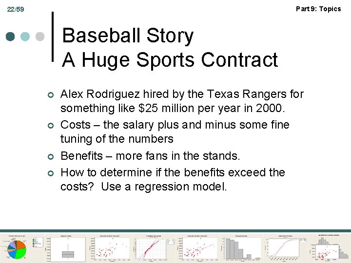 Part 9: Topics 22/59 Baseball Story A Huge Sports Contract ¢ ¢ Alex Rodriguez