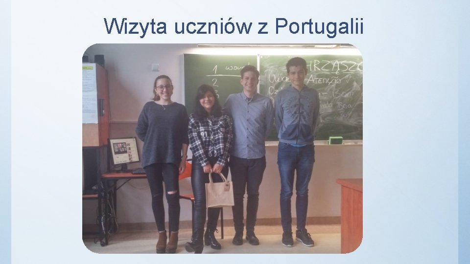 Wizyta uczniów z Portugalii 