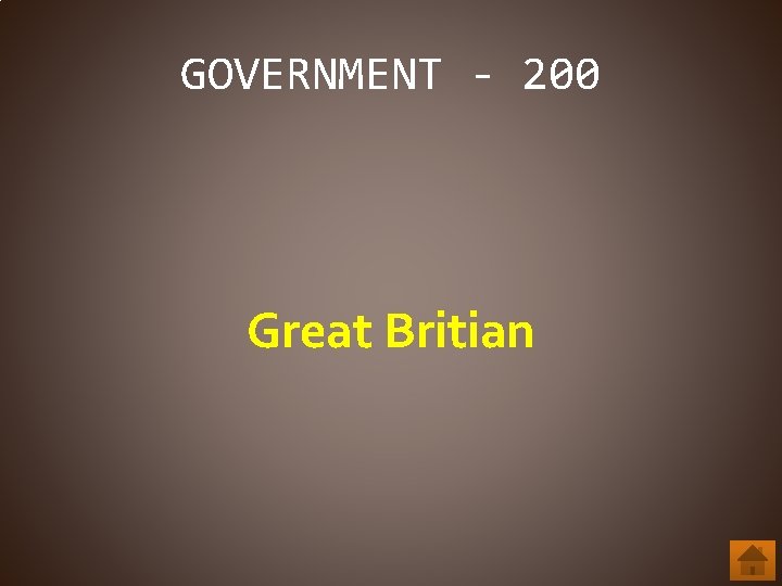 GOVERNMENT - 200 Great Britian 