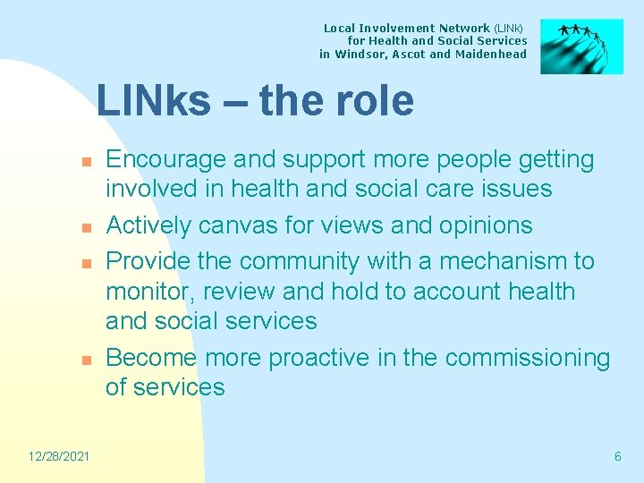 Local Involvement Network (LINk) for Health and Social Services in Windsor, Ascot and Maidenhead