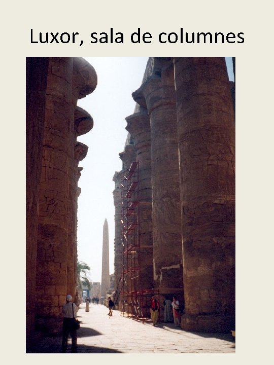 Luxor, sala de columnes 