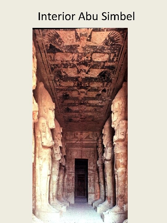 Interior Abu Simbel 