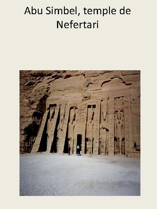 Abu Simbel, temple de Nefertari 