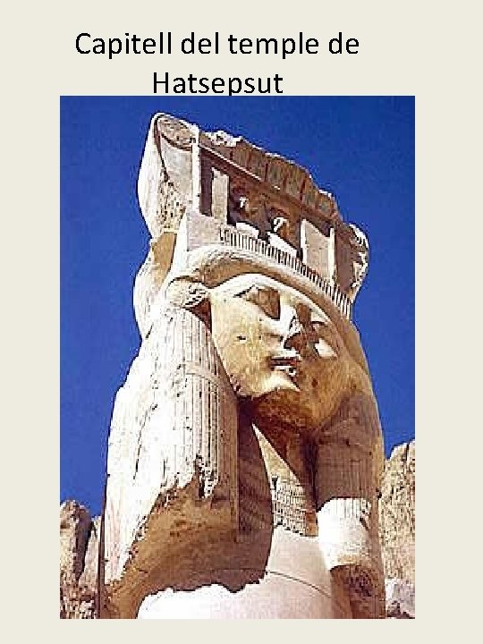 Capitell del temple de Hatsepsut 