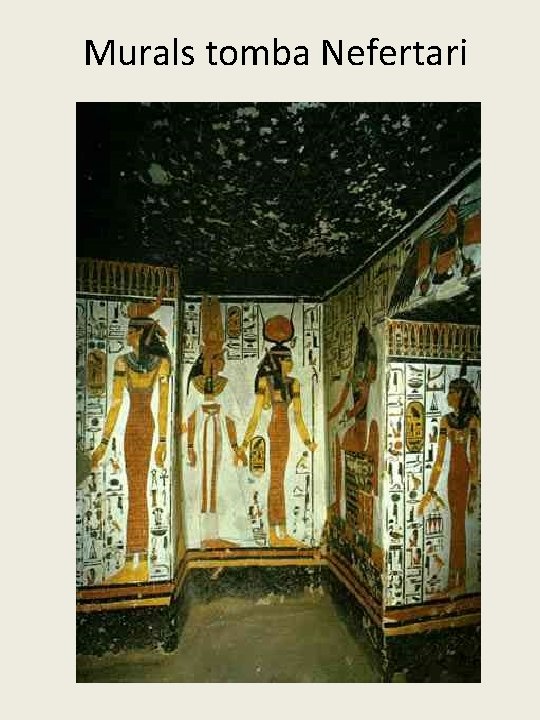 Murals tomba Nefertari 