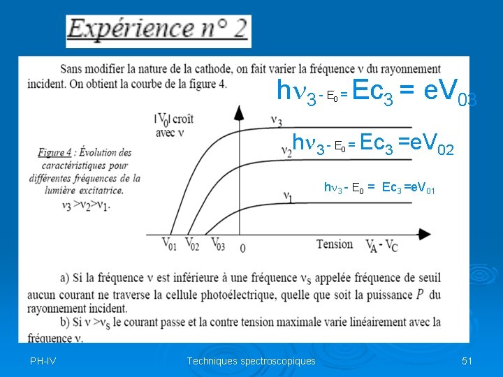 h 3 - = Ec 3 = e. V 03 E 0 h 3