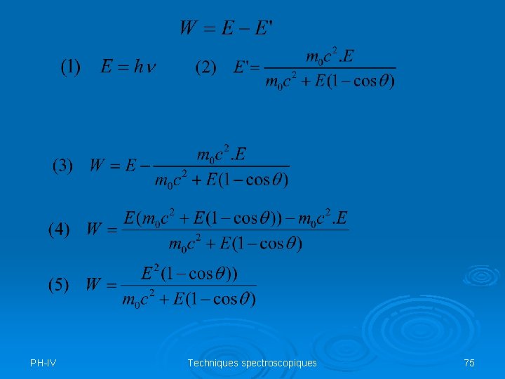 PH-IV Techniques spectroscopiques 75 