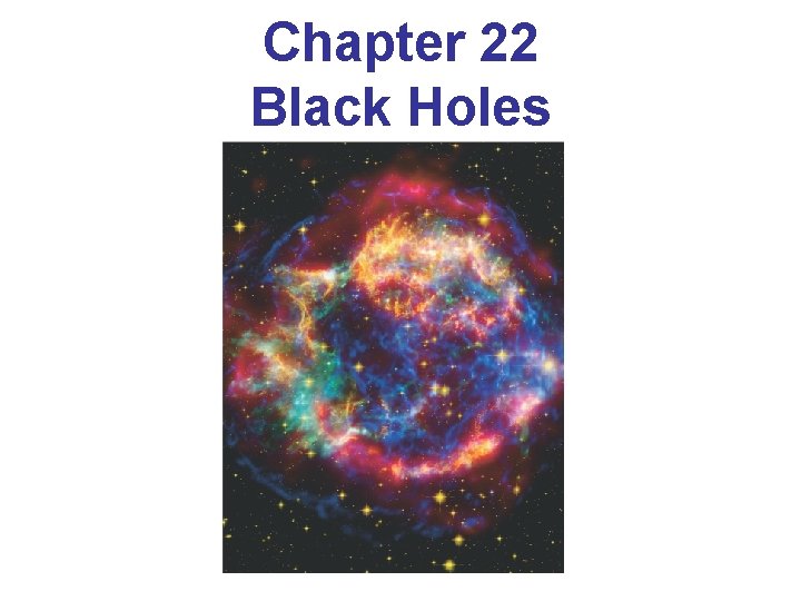 Chapter 22 Black Holes 