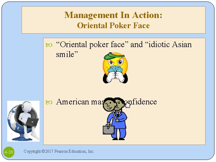 Management In Action: Oriental Poker Face “Oriental poker face” and “idiotic Asian smile” American