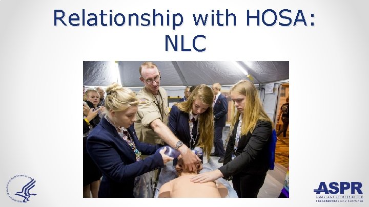 Relationship with HOSA: NLC 