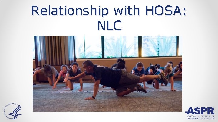 Relationship with HOSA: NLC 