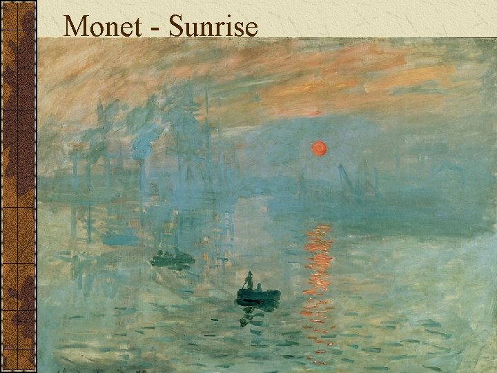 Monet - Sunrise 