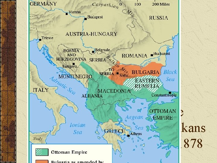 The Balkans in 1878 