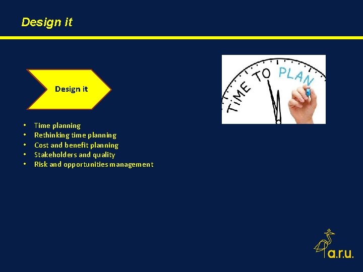 Project Management Module 6 Define it Design it