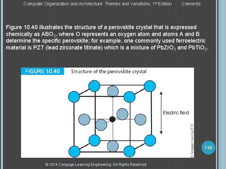 Computer Organization and Architecture: Themes and Variations, 1 st Edition Clements Figure 10. 40