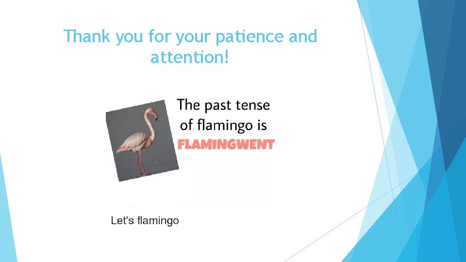 Thank you for your patience and attention! Thank you for your patience and attention!