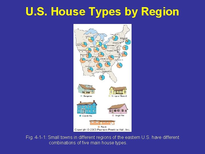 U. S. House Types by Region Fig. 4 -1 -1: Small towns in different