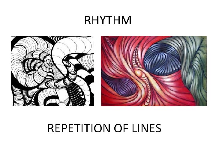 RHYTHM REPETITION OF LINES 