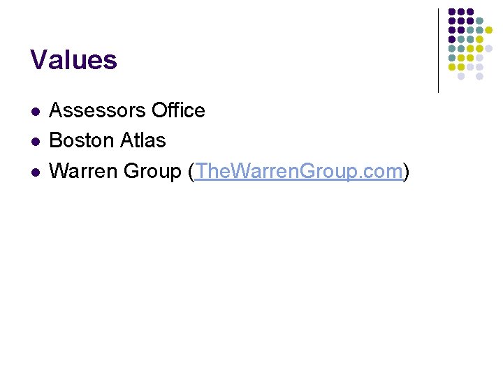 Values l l l Assessors Office Boston Atlas Warren Group (The. Warren. Group. com)