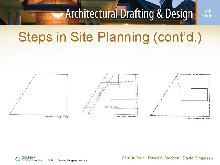 Steps in Site Planning (cont’d. ) 