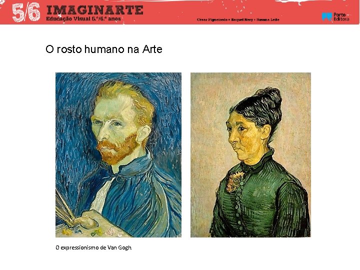 O rosto humano na Arte O expressionismo de Van Gogh. 
