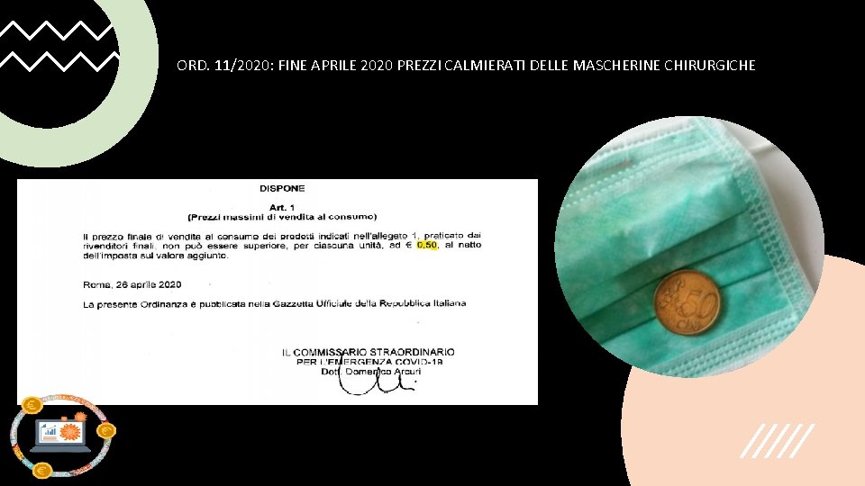 ORD. 11/2020: FINE APRILE 2020 PREZZI CALMIERATI DELLE MASCHERINE CHIRURGICHE ORD. 11/2020: FINE APRILE 2020 PREZZI CALMIERATI DELLE MASCHERINE CHIRURGICHE