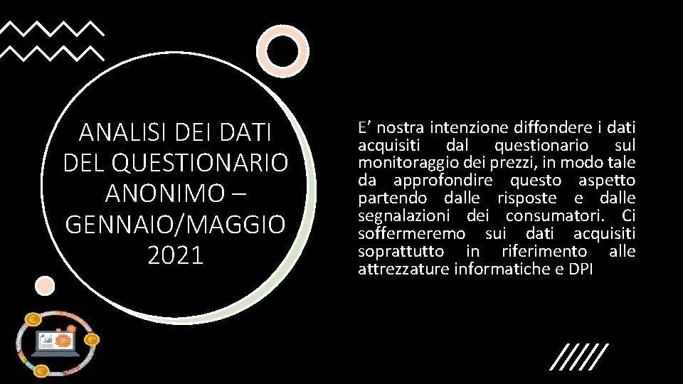 ANALISI DEI DATI DEL QUESTIONARIO ANONIMO – GENNAIO/MAGGIO 2021 E’ nostra intenzione diffondere i ANALISI DEI DATI DEL QUESTIONARIO ANONIMO – GENNAIO/MAGGIO 2021 E’ nostra intenzione diffondere i