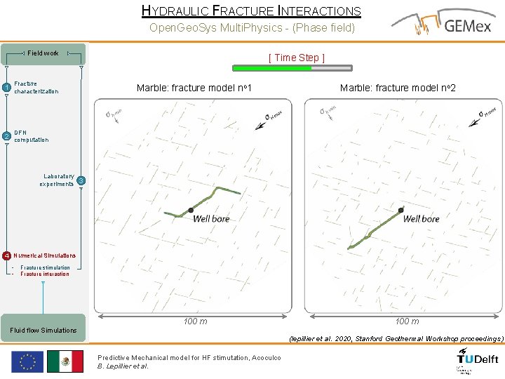 HYDRAULIC FRACTURE INTERACTIONS Open. Geo. Sys Multi. Physics - (Phase field) Field work Fracture