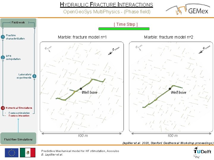 HYDRAULIC FRACTURE INTERACTIONS Open. Geo. Sys Multi. Physics - (Phase field) Field work Fracture