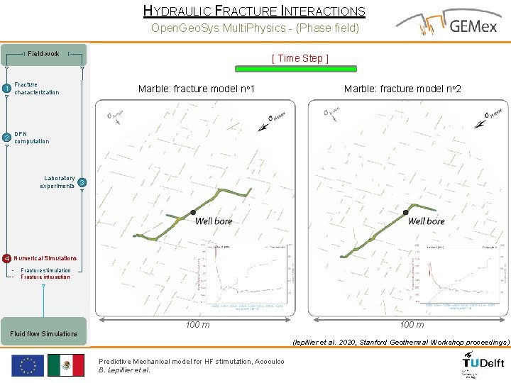 HYDRAULIC FRACTURE INTERACTIONS Open. Geo. Sys Multi. Physics - (Phase field) Field work Fracture