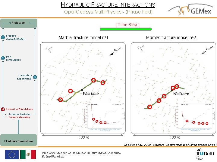 HYDRAULIC FRACTURE INTERACTIONS Open. Geo. Sys Multi. Physics - (Phase field) Field work Fracture