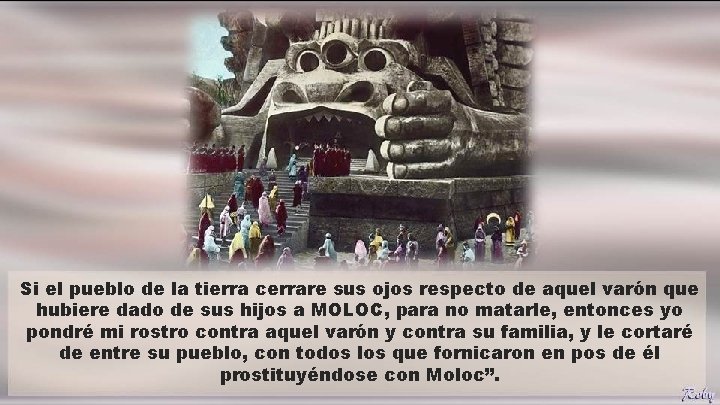 Si el pueblo de la tierra cerrare sus ojos respecto de aquel varón que Si el pueblo de la tierra cerrare sus ojos respecto de aquel varón que
