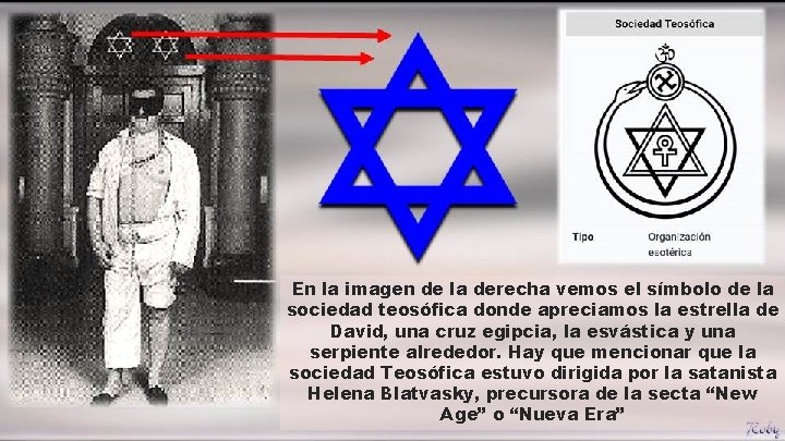 En la imagen de la derecha vemos el símbolo de la sociedad teosófica donde En la imagen de la derecha vemos el símbolo de la sociedad teosófica donde
