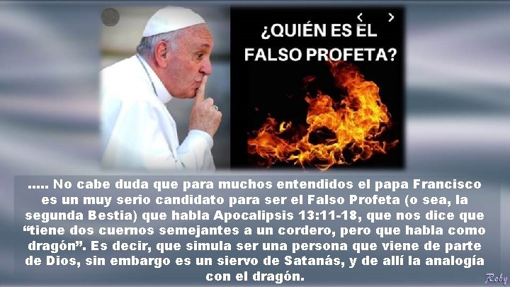 …. . No cabe duda que para muchos entendidos el papa Francisco es un …. . No cabe duda que para muchos entendidos el papa Francisco es un