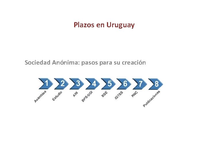 Plazos en Uruguay Sociedad Anónima: pasos para su creación 