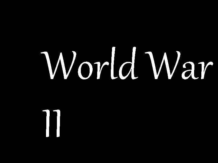 World War II 