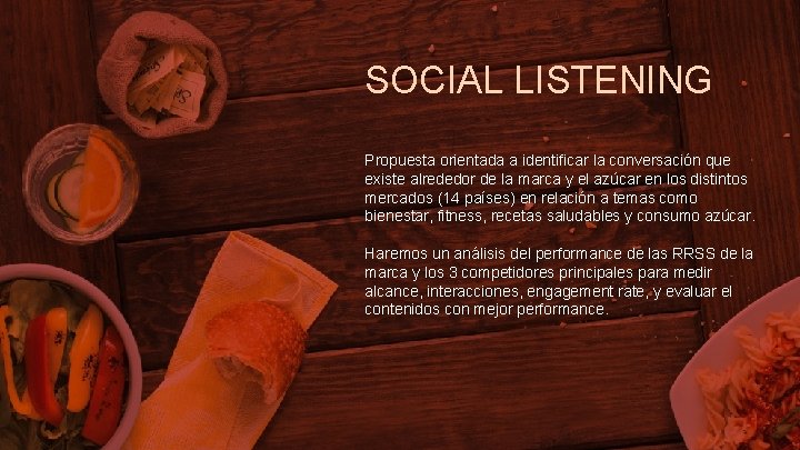 SOCIAL LISTENING Propuesta orientada a identificar la conversación que existe alrededor de la marca