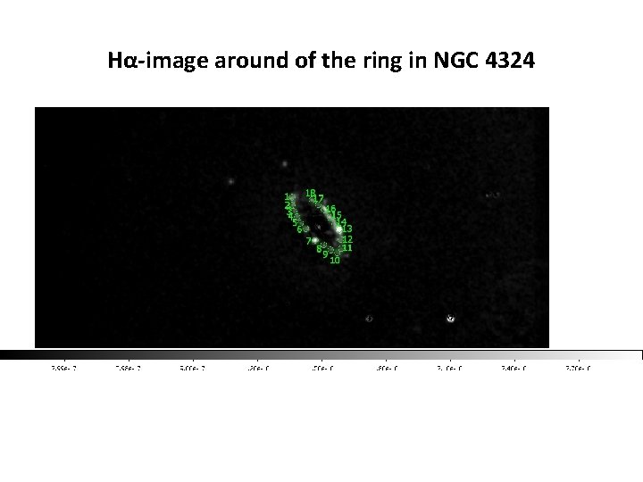 Hα-image around of the ring in NGC 4324 