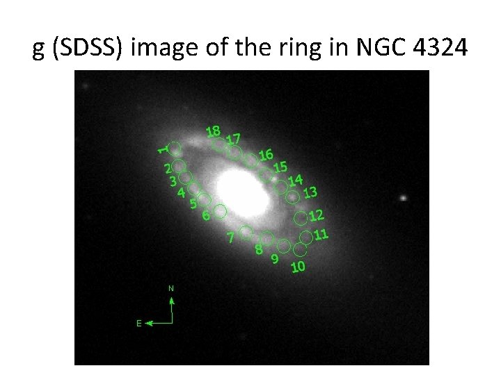 g (SDSS) image of the ring in NGC 4324 