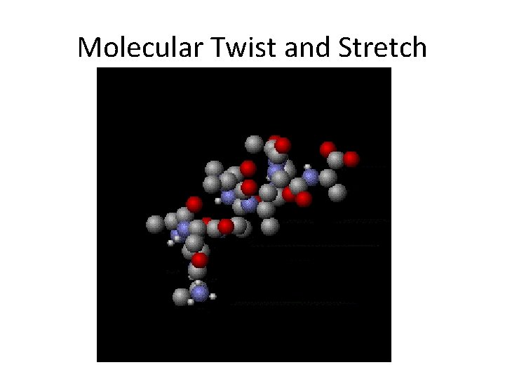 Molecular Twist and Stretch 