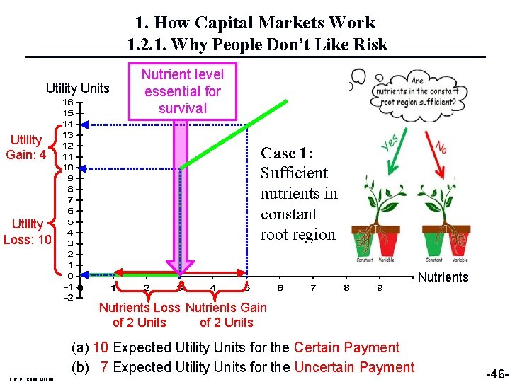 1. How Capital Markets Work 1. 2. 1. Why People Don’t Like Risk Utility